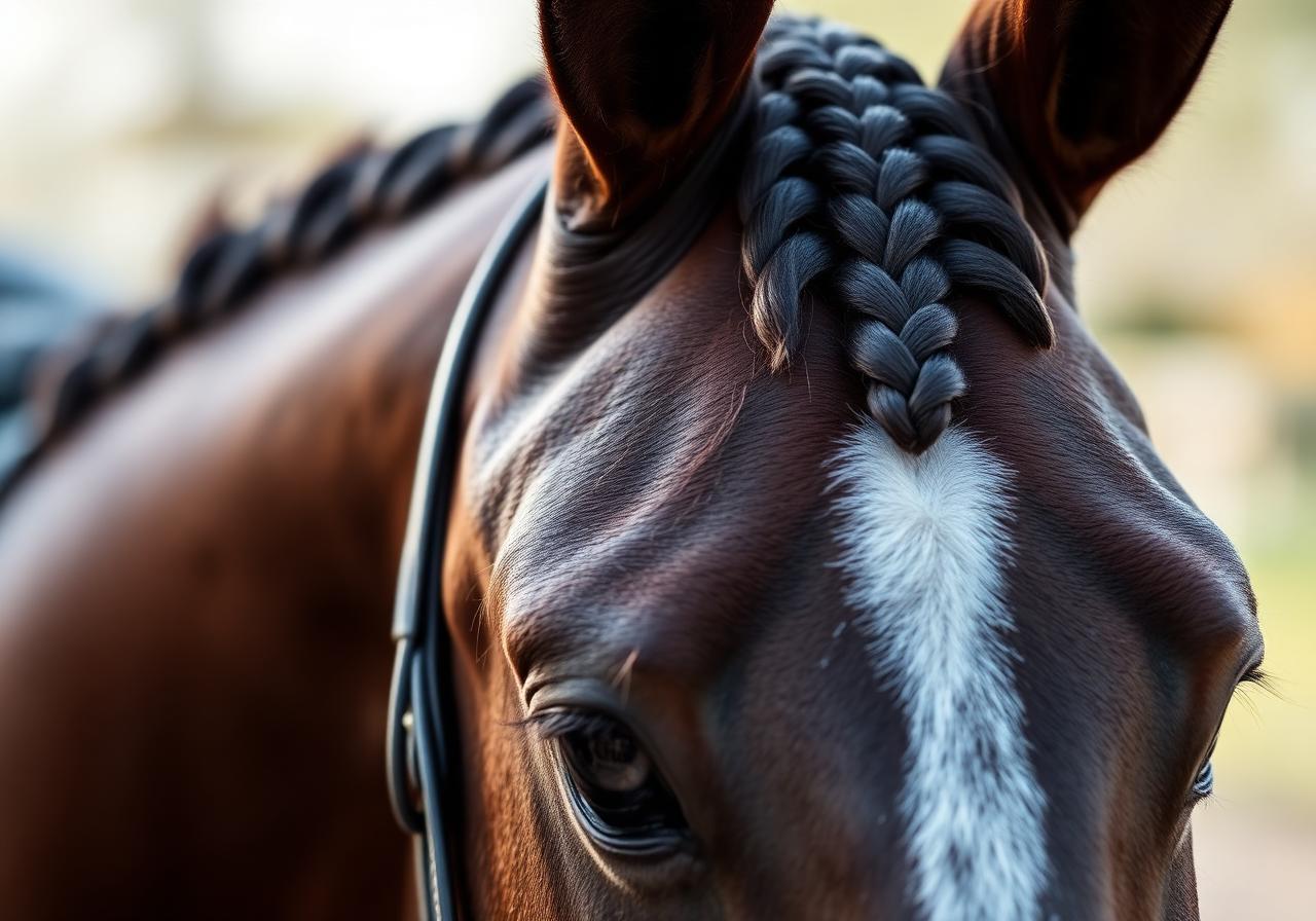 Braiding — equestrian care detail